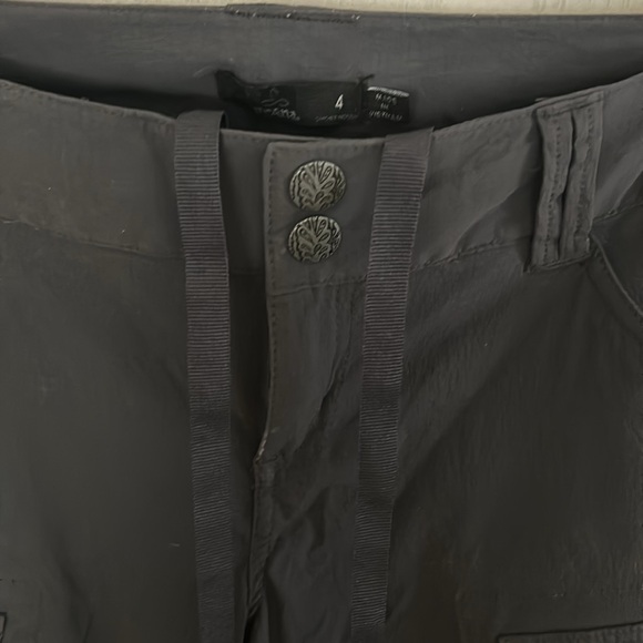 Prana Gray Capri zip off to shorts - Picture 2 of 8